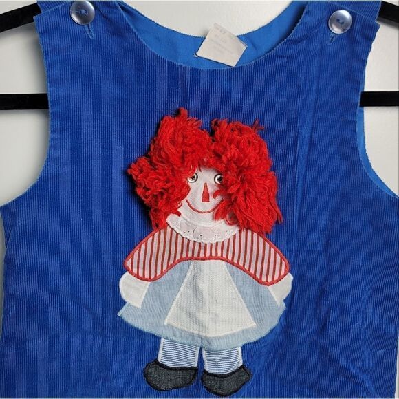 VINTAGE The Pond Raggedy Ann Corduroy Dress - Picture 2 of 6